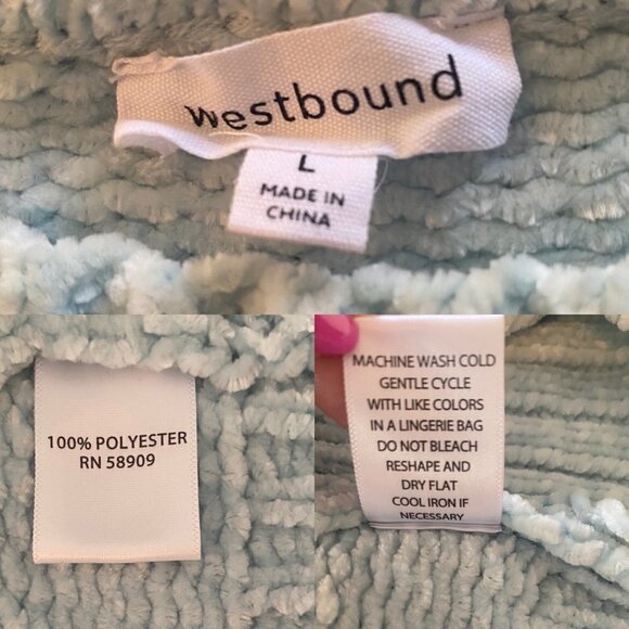 Westbound Chenille Pullover Sweater Women's Large - Picture 8 of 8